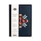 Denik Embroidered Vegan-Suede Layflat Hardbound Journal, Evelyn's Bouquet, College Rule, 8x5.5, 72 Sheets AHBC550L - alternate 1
